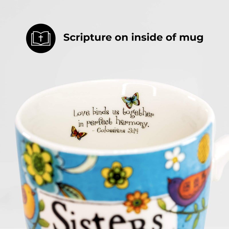 Divinity Boutique 23777 Ceramic Mug And Memo Pad Sister, Multicolor, 12 ounce - Image 2